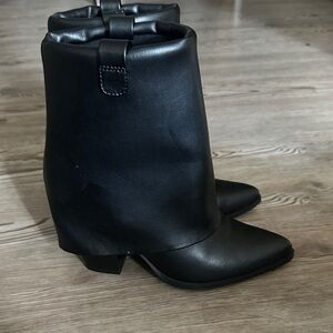 Madden Girl Black Ankle Booties